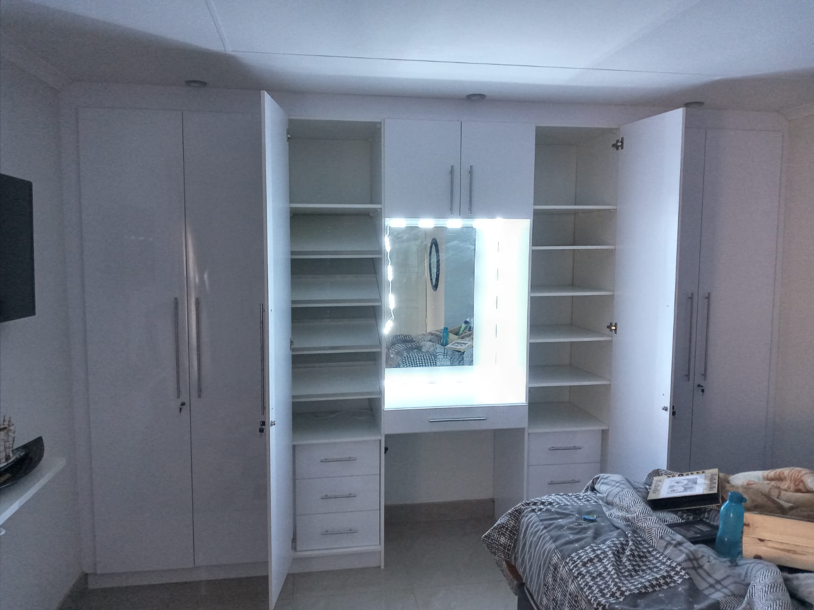 Custom built in cupboards